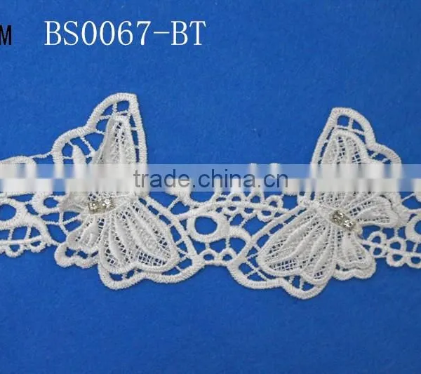 Top Quality Fashion Accessories Decorative Factory Fascinating Guipure Lace Trim
