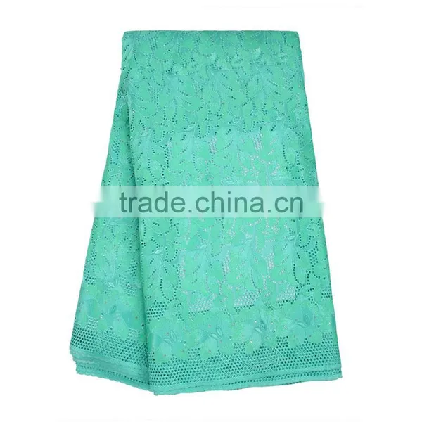 2017 Wholesale Guangzhou African Lace Embroidery Fabric For Dress photo-6