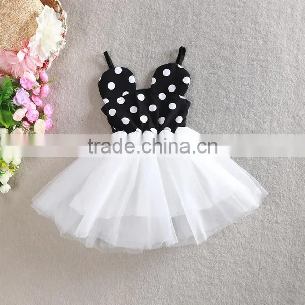 2017 Kids Birthday Party Children Dresses Girls Suspender Dress Children Frocks Designs photo-5