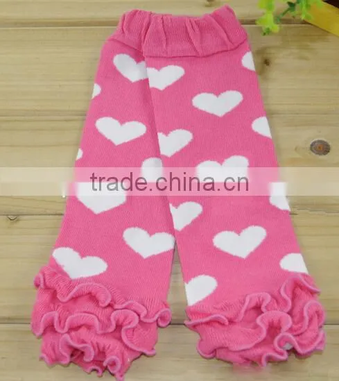 Wholesale Baby Ruffle Heart Pattern Kids Lovely Leg Warmers photo-2
