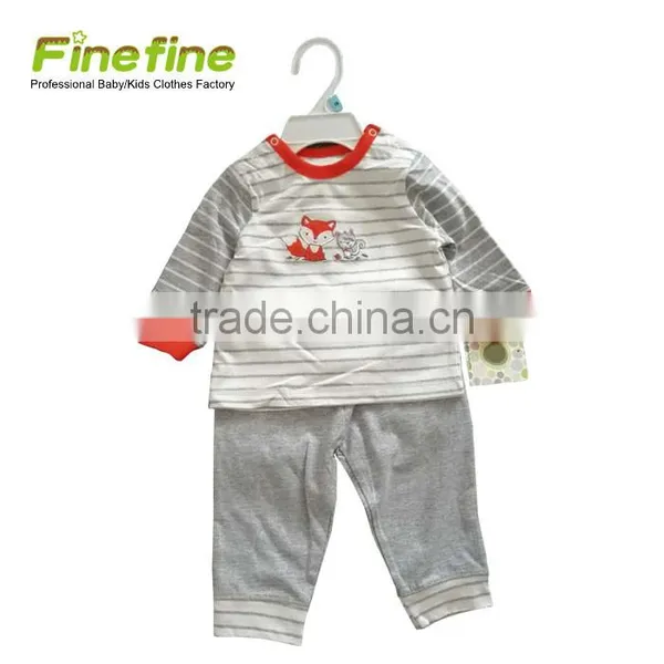 2017 New Design Baby Clothes Wholesale Baby Boys Sleep Set 2 Pieces Baby Boy Pajamas photo-6