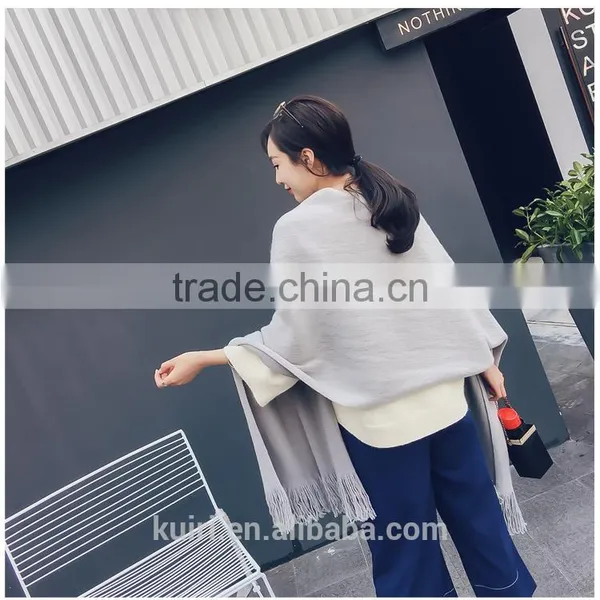 Fashion Camel Winter Women's Artificial Cashmere Shawl Scarf Thick Warm Wrap Long Muffler Tassels photo-2