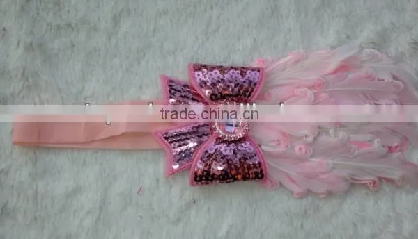 Wholesale Feather Headband Vintage Headband Nagorie Feather Headband photo-3