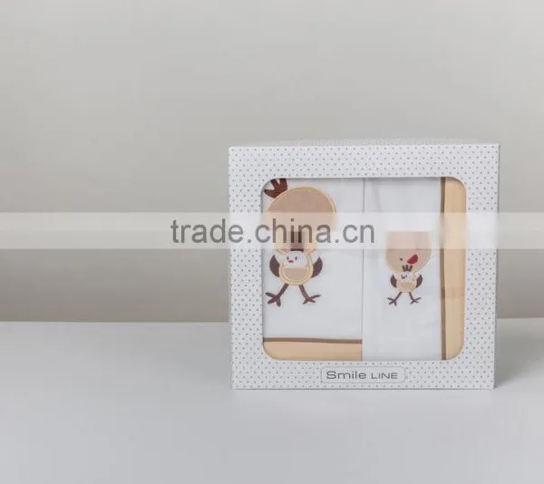 New Desgin Baby Bed Sheet/3pcs Baby Bed Design/embroidery Baby Textiles photo-2