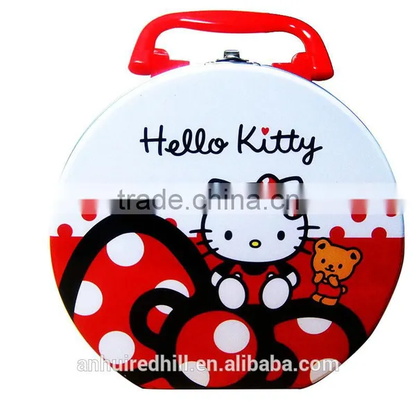 Wholesale Custom Printed Kids Tin Lunch Box With Plastic Handle photo-2