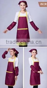 Cute Apron Custom LOGO Print Ads Kitchen Chef Coffee Hotel Men and Women Overalls photo-3