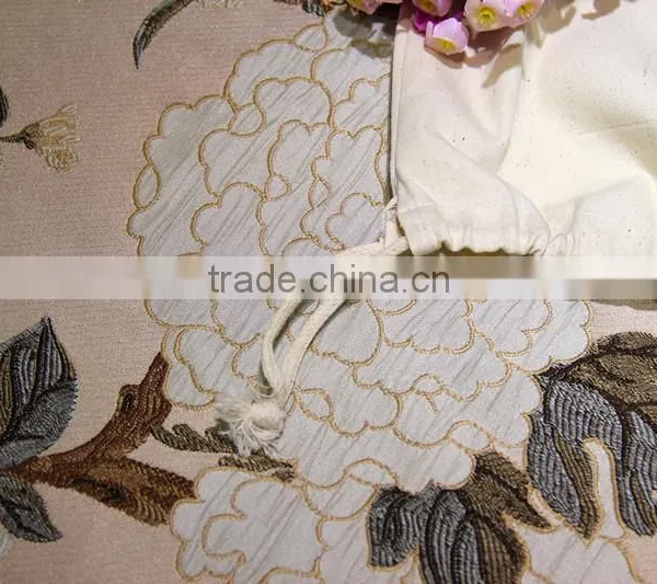 Hot Hotel Drawstring Cotton Laundry Bag photo-3