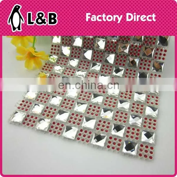 New Arrival Fashion Plastic Crystal AB Rhinestone Mesh photo-2