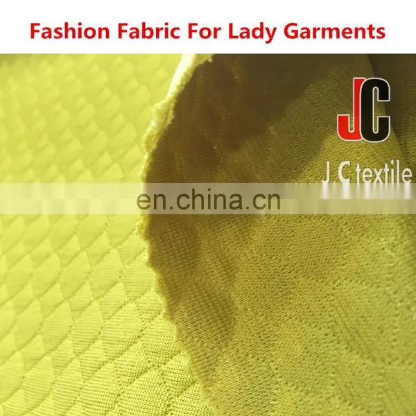 SHAOXING Importers 96% Polyester 4%spandex Textured Double Knit Jacquard Fabric photo-4