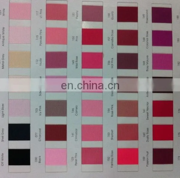 Grossgrain Ribbon Color Chart for Garment photo-3