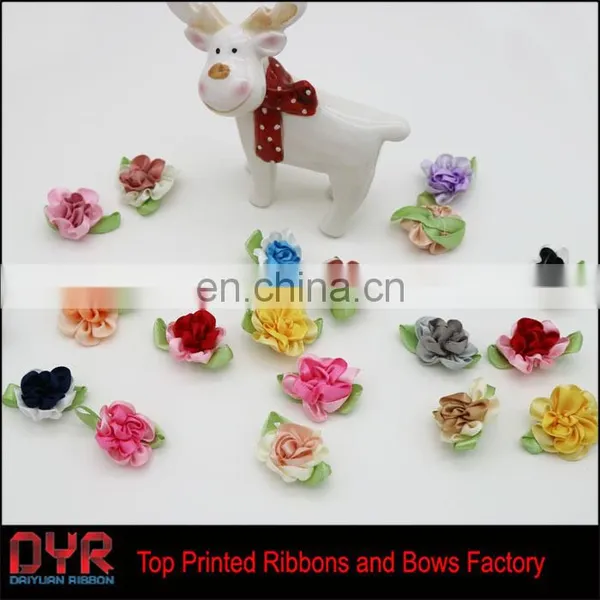 Satin Ribbon Big Peony Flower Craft Wedding Decoration Bow photo-4