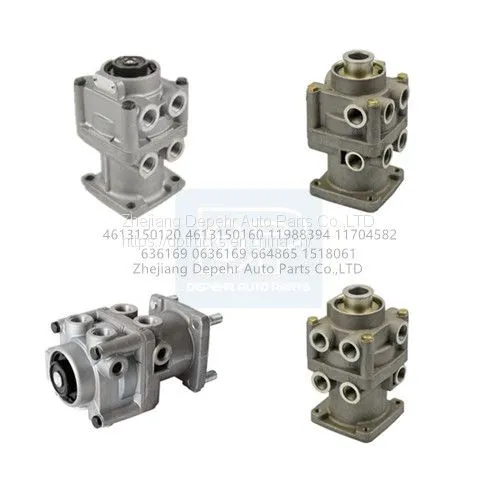 4613150120 4613150160 0636169 664865 Depehr European Brake Parts Daf VOLVO Truck Foot Brake Valve photo-2