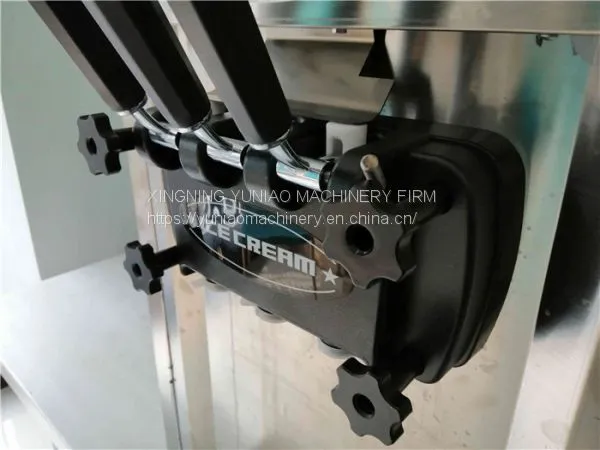 New Design Table Top Stainless Steel 2+1 Mixed Flavors Ice Cream Machine, Soft Service Ice Cream Machine WT/8613824555378 photo-4
