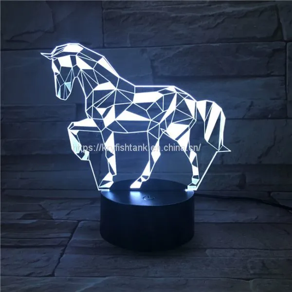 New 7colors 3D Illusion LED Night Lights for Kids Bedroom Table Desk Lamp  Ready to Ship photo-5