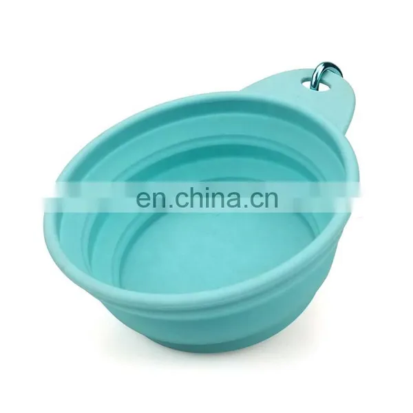 Hot Selling Factory Supply Folding Silicon Dog Bowl for Dogs Travel Convenient Bowl photo-3