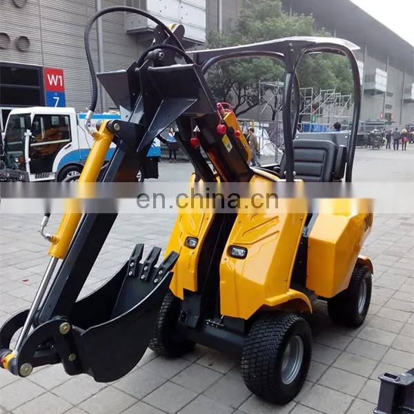 HYSOON Hy200 Mini Garden Tractor Loader With 4 Way Bucket photo-6