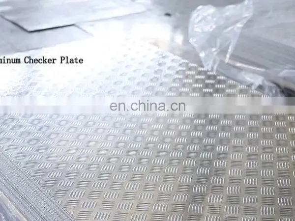 Stucco Embossed Aluminum Sheet 1050 3003-h154 Checker Plate Weight