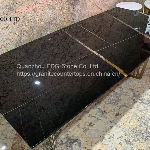 Factory Directly Sell Quartz Stone Top Dining Tables photo-5