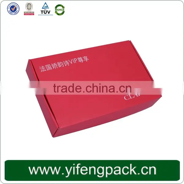 Corrugated Paper Carton Box/Red Corrugated Packaging Box photo-4