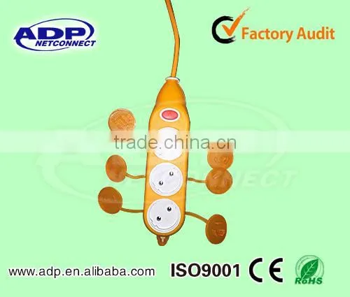 UK Standard Three Ways Extension Power Socket photo-3