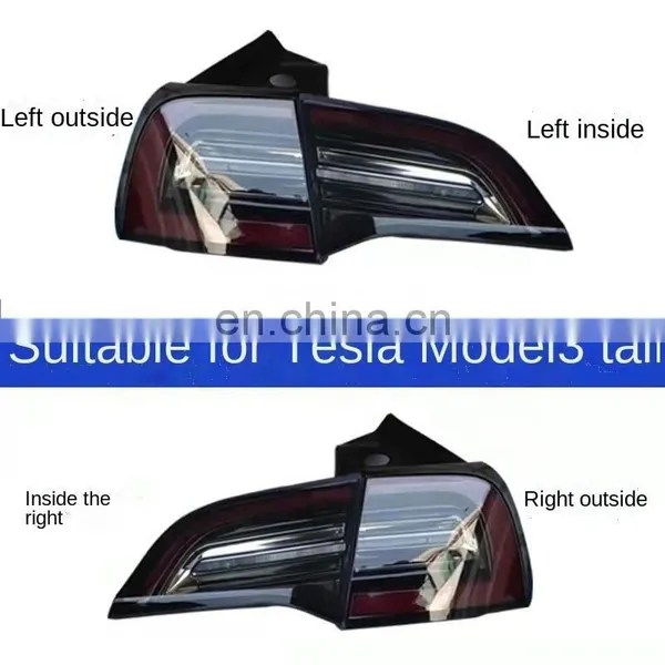 Factory Direct Cheap Good Car Brake Light for 2017-2021 Tesla Model 3 Trunk LED Brake Light OEM1077402-00-E photo-4
