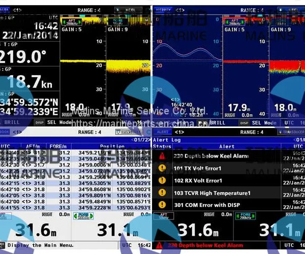 FURUNO FE800 Color IMO Navigation Echo Sounder photo-5