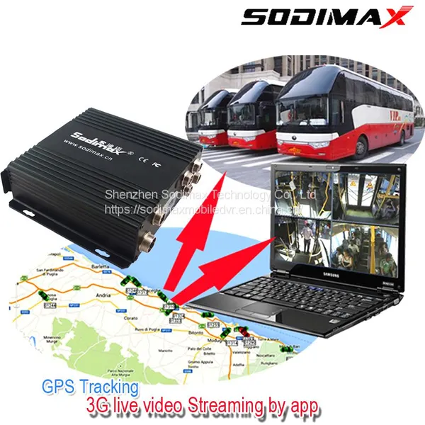 4CH CCTV Camera Digital Video Recorder SD Card MDVR 720P AHD Camera Real-time Video Vehicle Mobile DVR photo-2