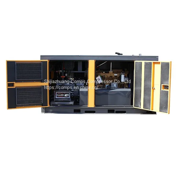 25 Bar High Quality Two Stage Compressed Portable Mobile Diesel Screw Air Compressor For Drilling Machine photo-2