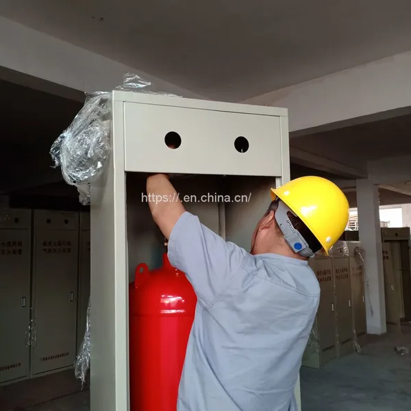 Cabinet Type 1,1,1,2,3,3,3-Heptafluoropropane Gas Fire Extinguisher Installation Distribution Electrical Room Precast Non-pipe Network Automatic Fire Extinguisher Agent photo-3