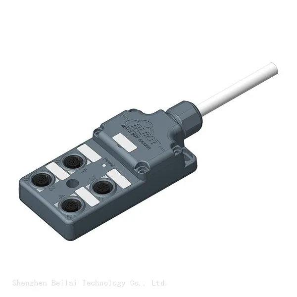 50/100m DBT M12 4 Port Dual Channel Terminal Sensor Junction Box With Tool-Free Terminal Blocks photo-2