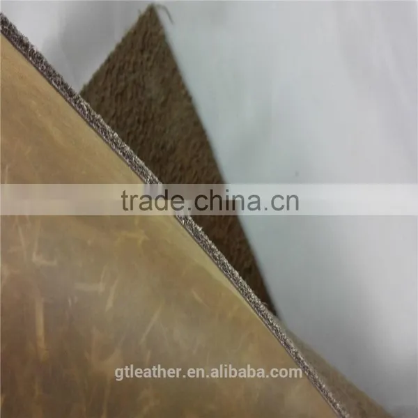 Cow Split Crazy Horse Leather for Gift Box photo-6