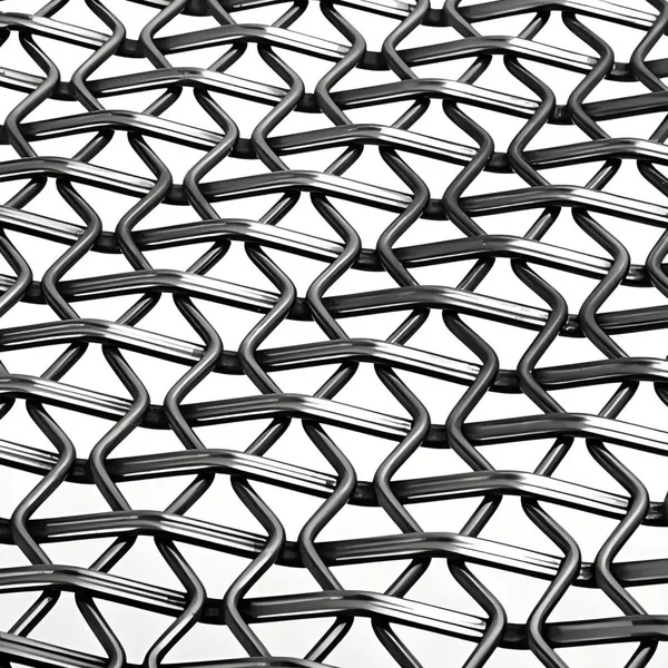Decorative Stainless Steel Metal Coil Drapery Metal Wire Mesh Chain Spiral Curtain Mesh for Partition photo-5