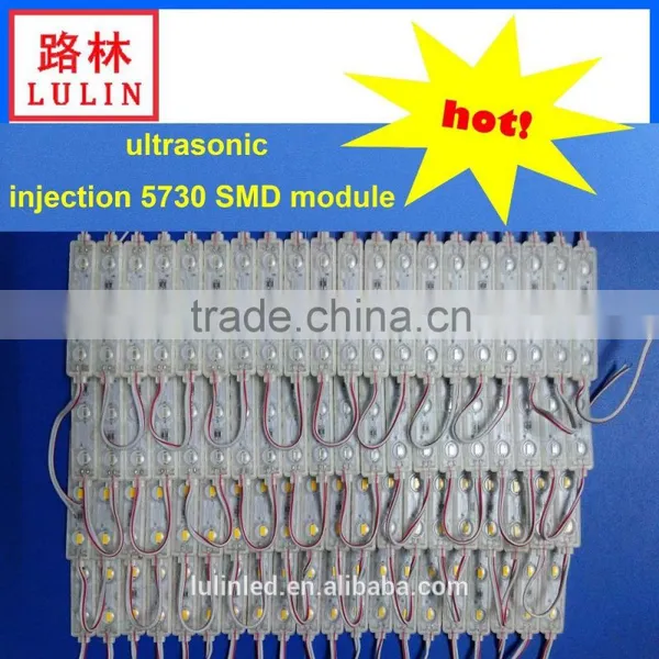 Ultrasonic Injection 5730 5050 2835 Smd IP65 Led Module With Lens CE & RoHS High Light