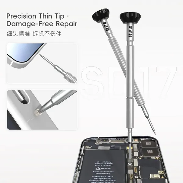 RF4 RF-SD17 6-in-1 Precision Screwdriver Kit With 4IP Bit photo-3