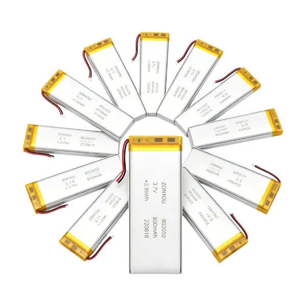 ZonYou Ultra Thin Rechargeable Small Size Lithium Polymer Batteries 802050 LiCoO2 Cathode 500 Cycles for Power Toys Power Tools photo-5