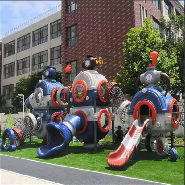 Large Outdoor Slides for Kindergartens, Slides for Parks and Residential Areas, Children's Swing Sets and Plastic Climbing Sets photo-3