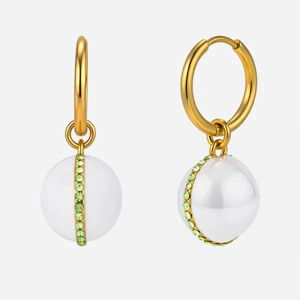 Custom Tarnish Resistant Gold Plated Earrings - Stainless Steel Fashion Jewelry photo-3