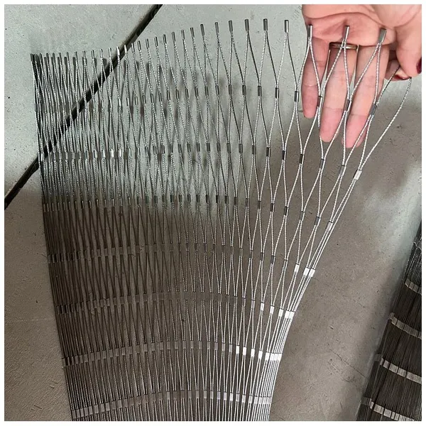 Professional Standard Stainless Steel Wire Rope Mesh, Cable Mesh, and Metal Rope Mesh for Sale. photo-1