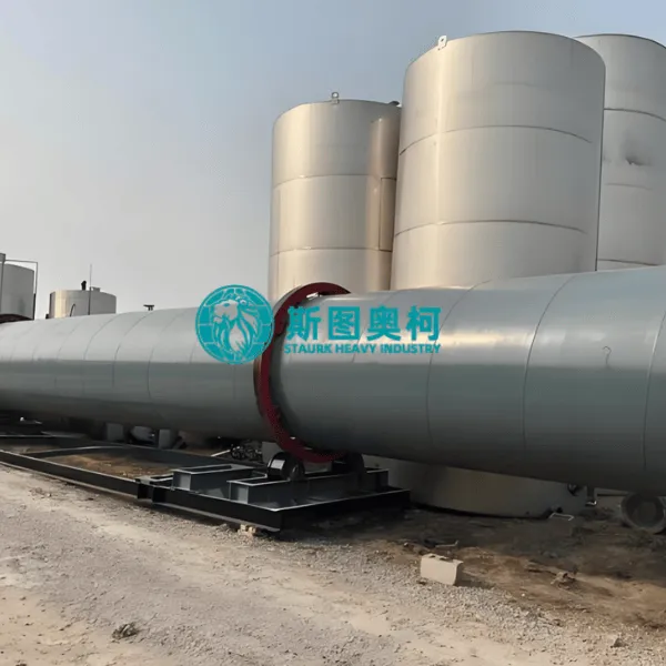 Rotary Dryer for Hardwood Chips Processing 200 Tpd photo-5