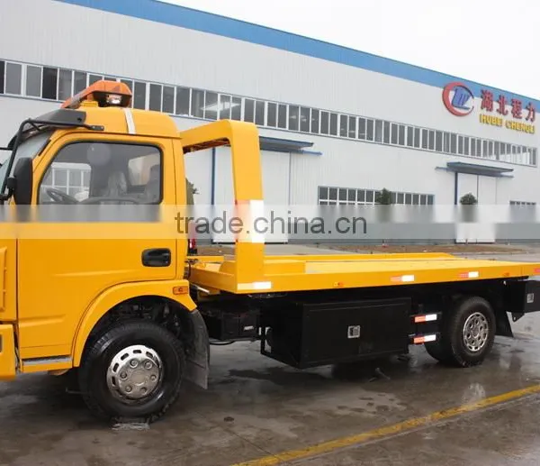 Factory Price Dongfeng DLK 4 Ton Flatbed Wrecker Manufacturer photo-2