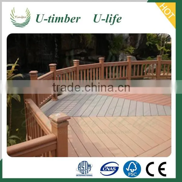 Wide Varieties and Designs Timber Wood Outdoor WPC Fence photo-4