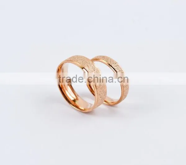 Hot Sale Fashion Jewelry 2016 Jewellery Silver Color Couple Stainless Steel Ring photo-5
