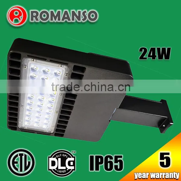 Factory High Power 24w Led Parking Lot Light With DLC ETL Listed photo-3