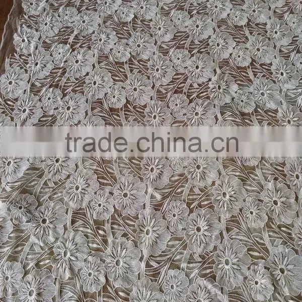 2016 Fashion Lace Accessory Hot 100 Cotton Fabric Net Lace Fabrics for Wedding photo-6
