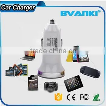 Promotional Output DC 5V 2.1A Double Speed Fast Charge Aluminum Alloy Universal Portable Dual USB Car Charger Wholesale photo-3