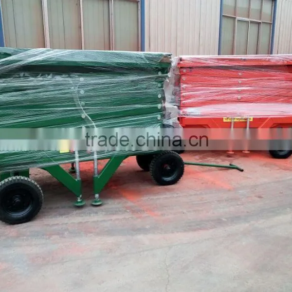 4-16m 300-1000kgs Electric Motor Lift Drive / Actuation and Scissor Lift Lift Mechanism Electric Scissor Lift photo-3