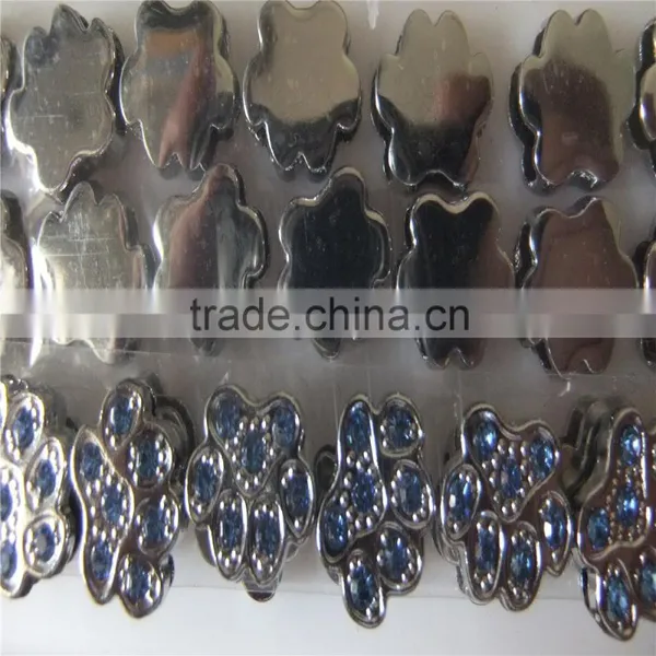 Factory Direct Supply of 10MM Full Diamond Footprints Accesories Paw Slide Charm photo-2