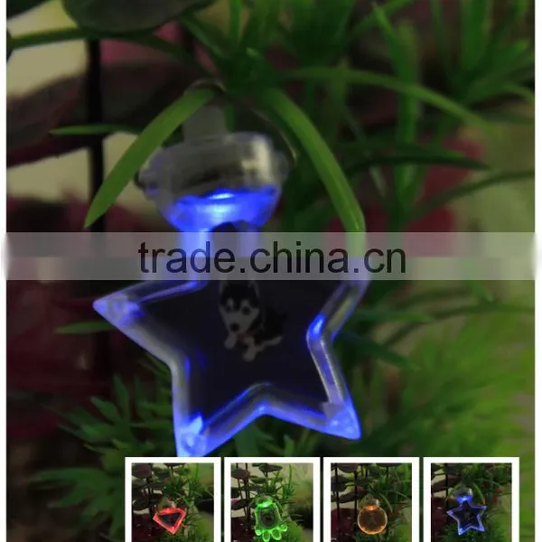 Wholesale Mixed Batch LED Dog ID Tags Luminous Glow Jewelry Pet Pendant photo-3