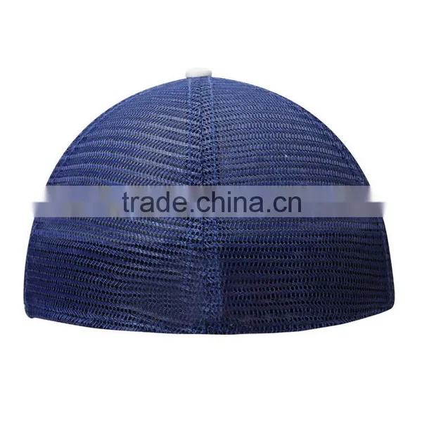 Hot Selling Wholesale 100% Cotton Trucker Hats Curved Brim Flat Embroidery Logo Flexfit Mesh Caps photo-5