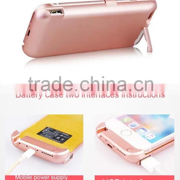 Supplier China Mobile Phone Case New Trend Handphone Customised Smartphone Power Bank Case Phone Battery Case for Iphone6 photo-6